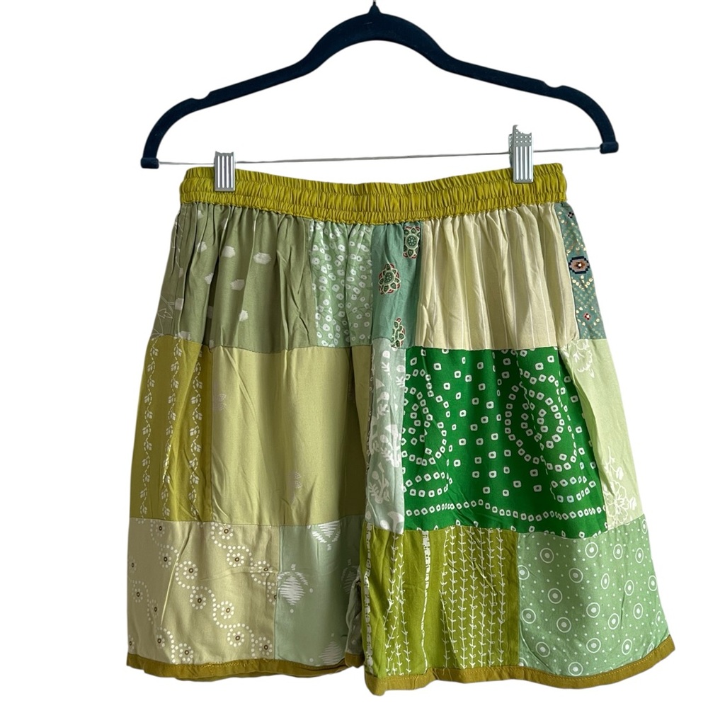 Vintage Patchwork Boho Shorts - image 2